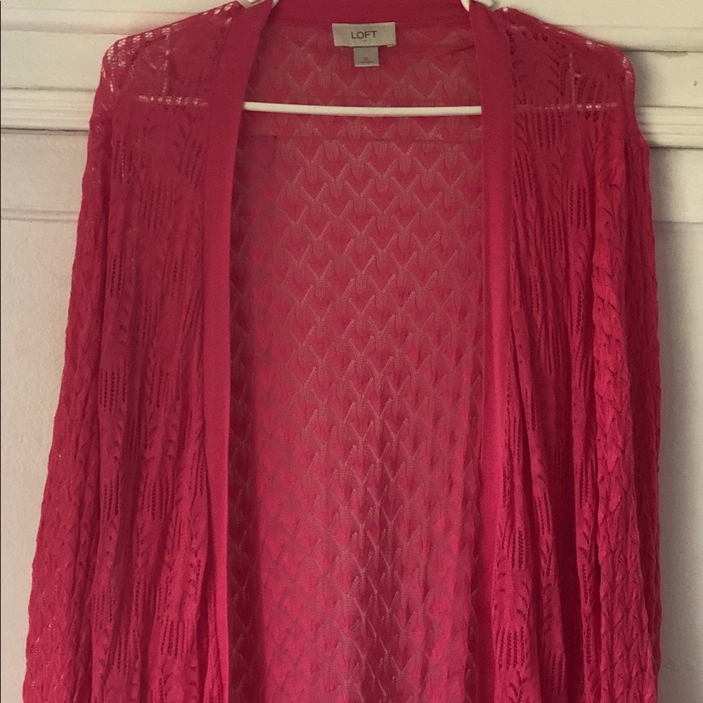XL red Loft sweater